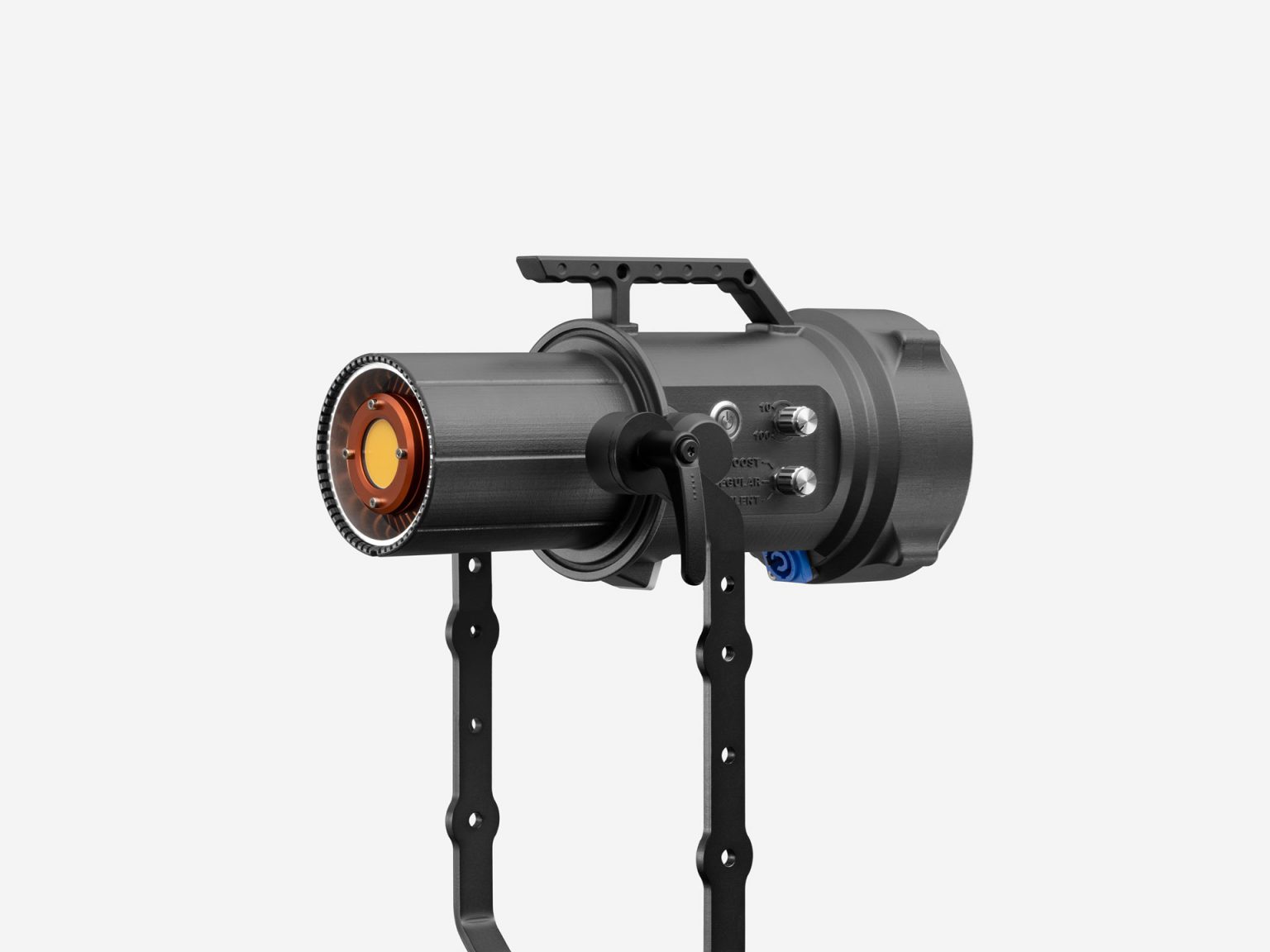 Maxima 3 MKII mostrando su superficie de montaje nativa compatible con Profoto