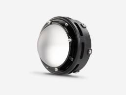 Frosted Dome accessory for Maxima Rapida LED professional light for photo and video battery operated